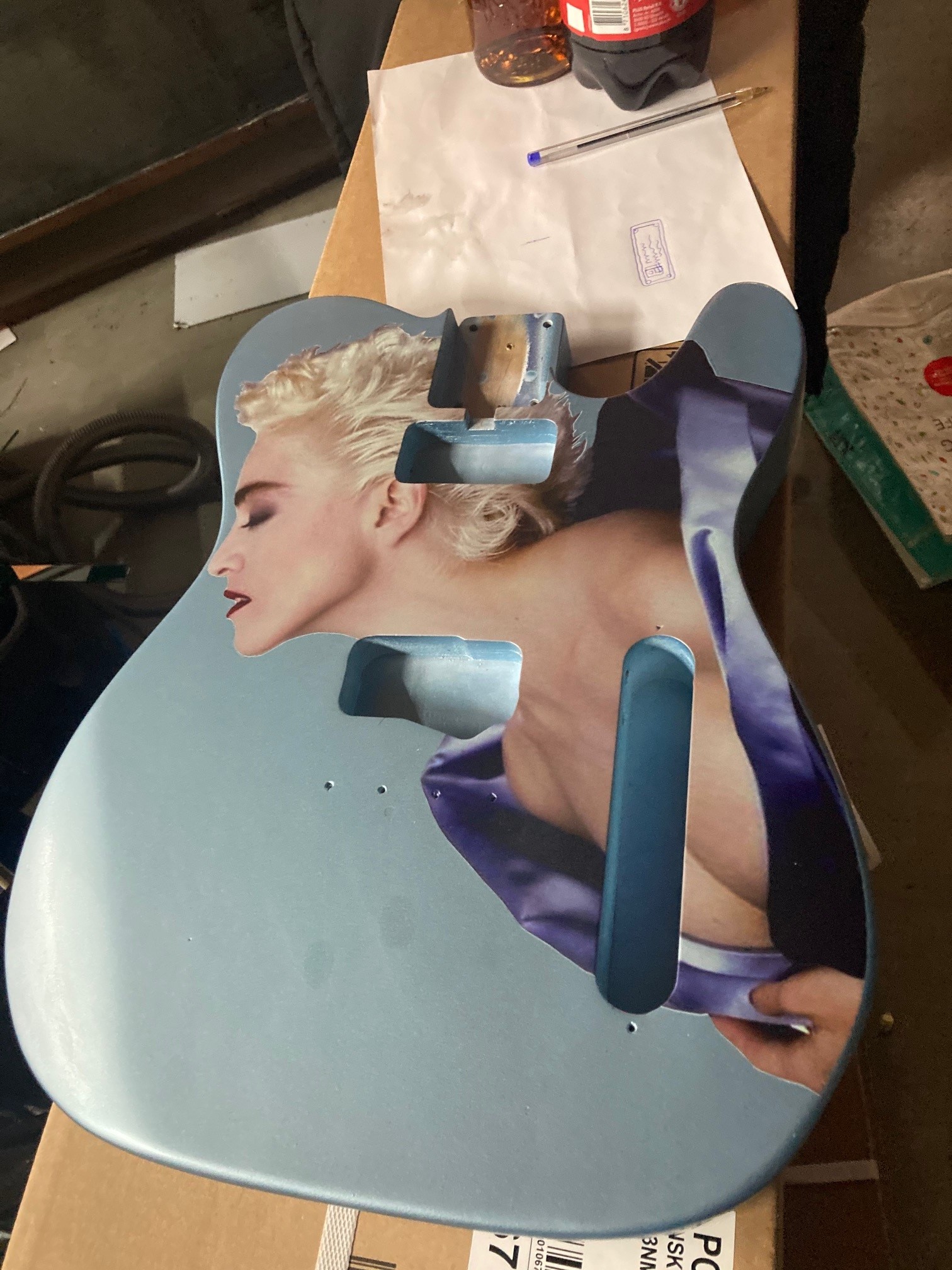 Gitaar UV print